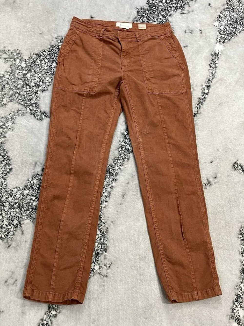 Anthropologie Pilcro "The Wanderer" Utility Pants – Rust/Terracotta, Size 27 - Picture 7 of 11